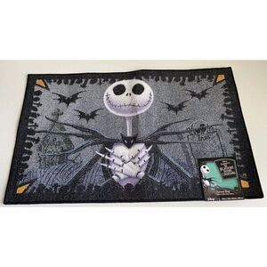 The Nightmare Before Christmas Jack Skellington Halloween  Accent Rug 20x32